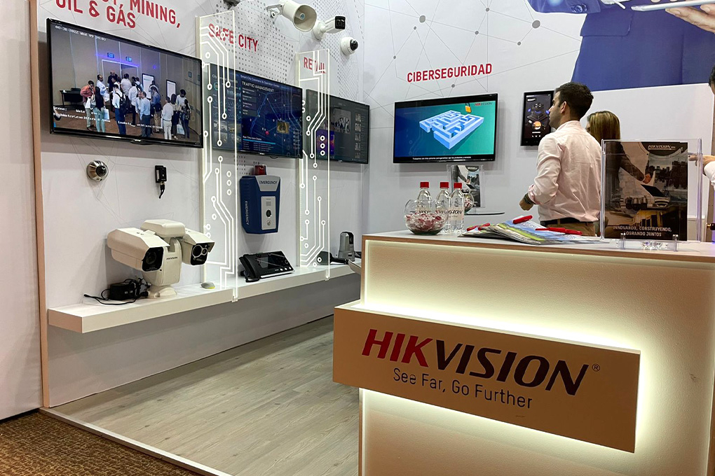 Hikvision security camera showroom